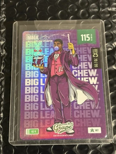 2025 NSCC Bo Jackson Battle Arena Magic Johnson Big League Chew /99