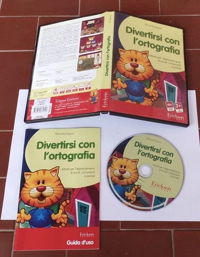 Pc Cd Rom DIVERTIRSI CON L'ORTOGRAFIA Marinella Ragnoli - Erickson 2007