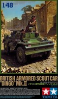 Tamiya 32581 - British Armored Scout Car Dingo Mk.Ii With Crew - 1:48