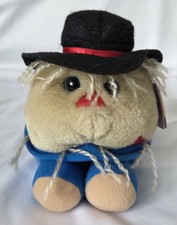 Puffkins scarecrow named "Patches" DOB 10-31-99 Mint condition plush with tag