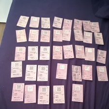 36 Used NJ Transit Commuter Rail Tickets