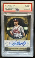 2022 Topps Five Star John Smoltz Gold Auto Autograph #/10 Braves PSA 8