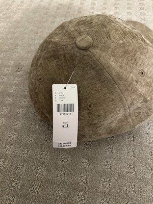 Anthropologie Corduroy Sports Club Baseball Cap. Color: Tan  display picture 2