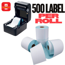 5 ROLLS ROYAL MAIL LABELS 4" X 6" DIRECT THERMAL FOR ZEBRA PRINTERS 2500 LABELS
