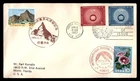 Mayfairstamps United Nations FDC 1957 mixed Japan and Ryukyu franking First Day