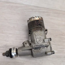 OS MAX FP 40 GAS GLOW HEAD NITRO ENGINE FOR AIRPLANE For Parts Repairs 