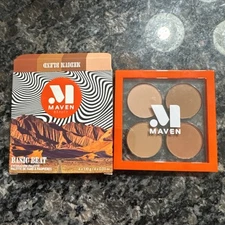 MAVEN BEAUTY ~ BASIC BEAT EYESHADOW PALETTE ~ MEDIUM BLEND ~ 4X 0.03 OZ