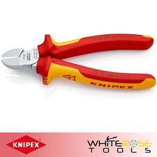 KNIPEX Diagonal Flush Cutters Side Cutting Pliers 160mm VDE Insulated 70 26 160