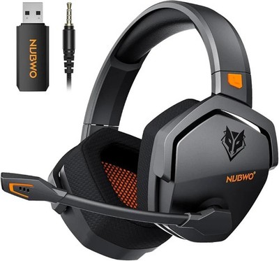 NUBWO G06 Gaming Headset kabellos   2,4 GHz & Bluetooth 5.3   PS5 PS4 PC Switch
