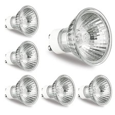 GU10 Bulb 120V 50W Light Bulbs for Candle Warmer Lamp, GU10 C, MR16 6 Count