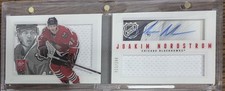 2013-14 Panini Playbook Rookie Booklet Jersey Autograph Joakim Nordstrom 21/199