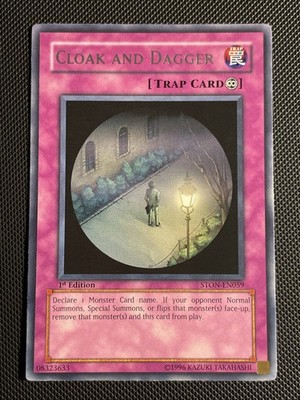 YUGIOH Cloak and Dagger Strike of Neos STON-EN059 Rare 1st Edition LP