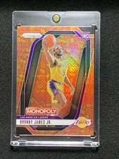 2024-25 Panini Prizm Monopoly Bronny James #45 Classic Icons Orange /1499 (RC)