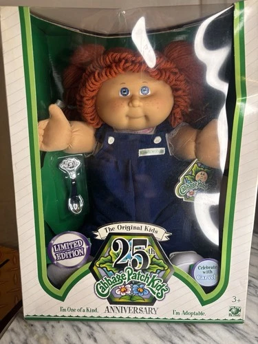 New ListingCabbage Patch Kids 25th Anniversary Limited Edition Doll w Certificate Spoon