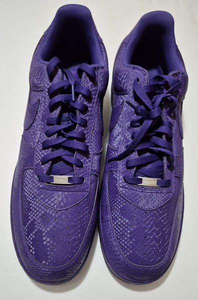 NIKE KOBE BRYANT x Nike Air Force 1 Low "Court Purple" B0018-500 - Talla 18 Raro 3