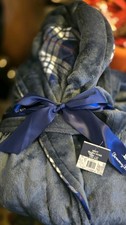 Tommy Bahama Plush Navy Robe