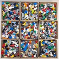 600 pcs LEGO Bulk Lot – Random Bricks Plates Parts Genuine Cleaned Sanitized