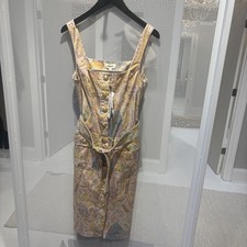 L’AGENCE Idy Dress In Multi Paisley