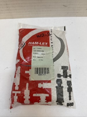 HAM-LET P-BHUT-1/2-W-E Fittings P/N 2001414 Qty