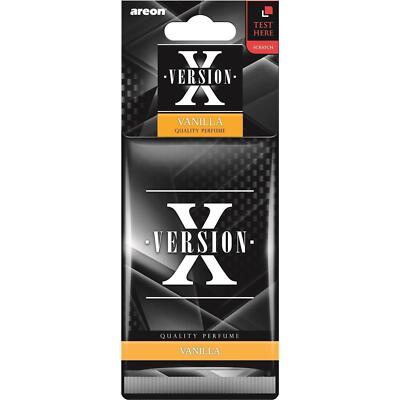 Air Freshener Areon X Version Vanilla Fragrance Tree Car Fragrance Car Perfume Fragrance Perfume