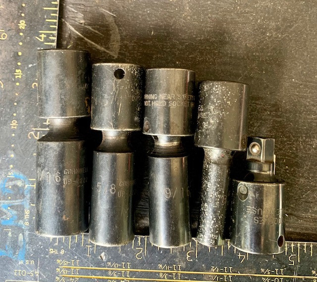 Cornwell Tools 3/8" Drive 5 Pc Metric Deep Impact Swivel Socket Set