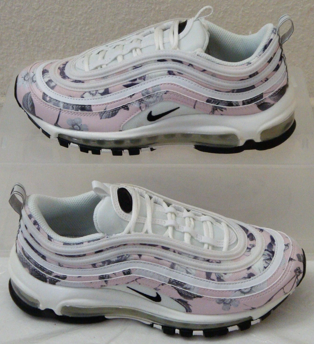 New Nike Air Max 97 Pink White Womens US Size 6.5 UK EUR 37 BV6119 600 |