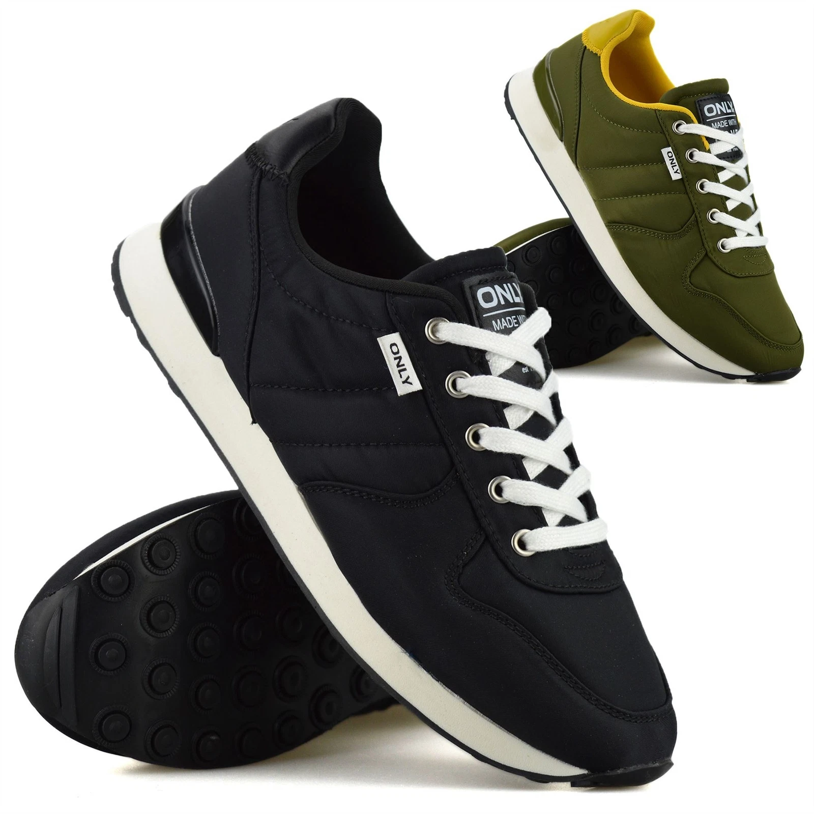 Womens New Casual Lace Up Walking Running Jogging Sports Gym Trainers Shoes Size