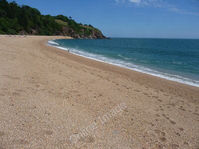 Photo 12x8 Blackpool Sands : Shingle Beach Blackpool/SX8547 The coastline c2010