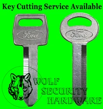 Lot of 2 Ford Logo OEM Ignition Door H51 Trunk H50 Key Blank Square Round Head