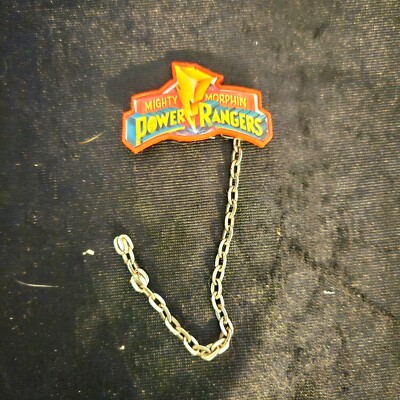 Vintage Bandai 1993 Mighty Morphin Power Rangers Red 3 Beeper Badge ...