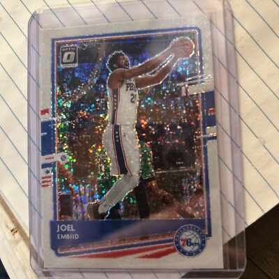 2020-2021 Donruss Nba Optic White Sparkle Joel Embed Prizm