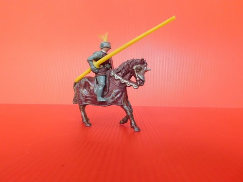 Figurine En Plomb Creux TIMPO TOYS – Chevalier à Cheval, échelle 1:32, Très Bel état
