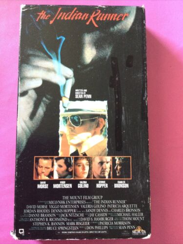 The Indian Runner (VHS 1991, MGM/UA) Viggo Mortensen, David Morse, Dennis Hopper
