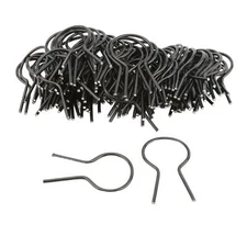 EZ Twist 1 5/8" OD x 8 Gauge Preformed Steel Tie Wire - Fence Ties - 100 Pack