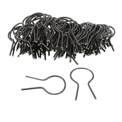 EZ Twist 1 5/8'' OD x 8 Gauge Preformed Steel Tie Wire - Fence Ties - 100 Pack