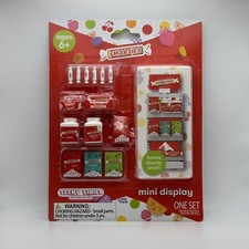 TEENY TINIES MINI DISPLAY SMARTIES CANDY 18 PIECE SET BRAND NEW FAST SHIPPING