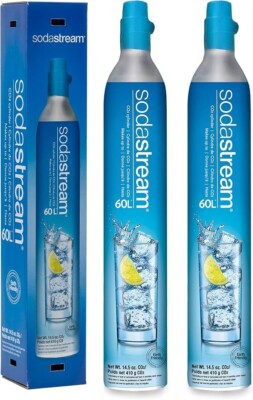 New, Soda Stream Carbonator CO2 60L (not threaded)