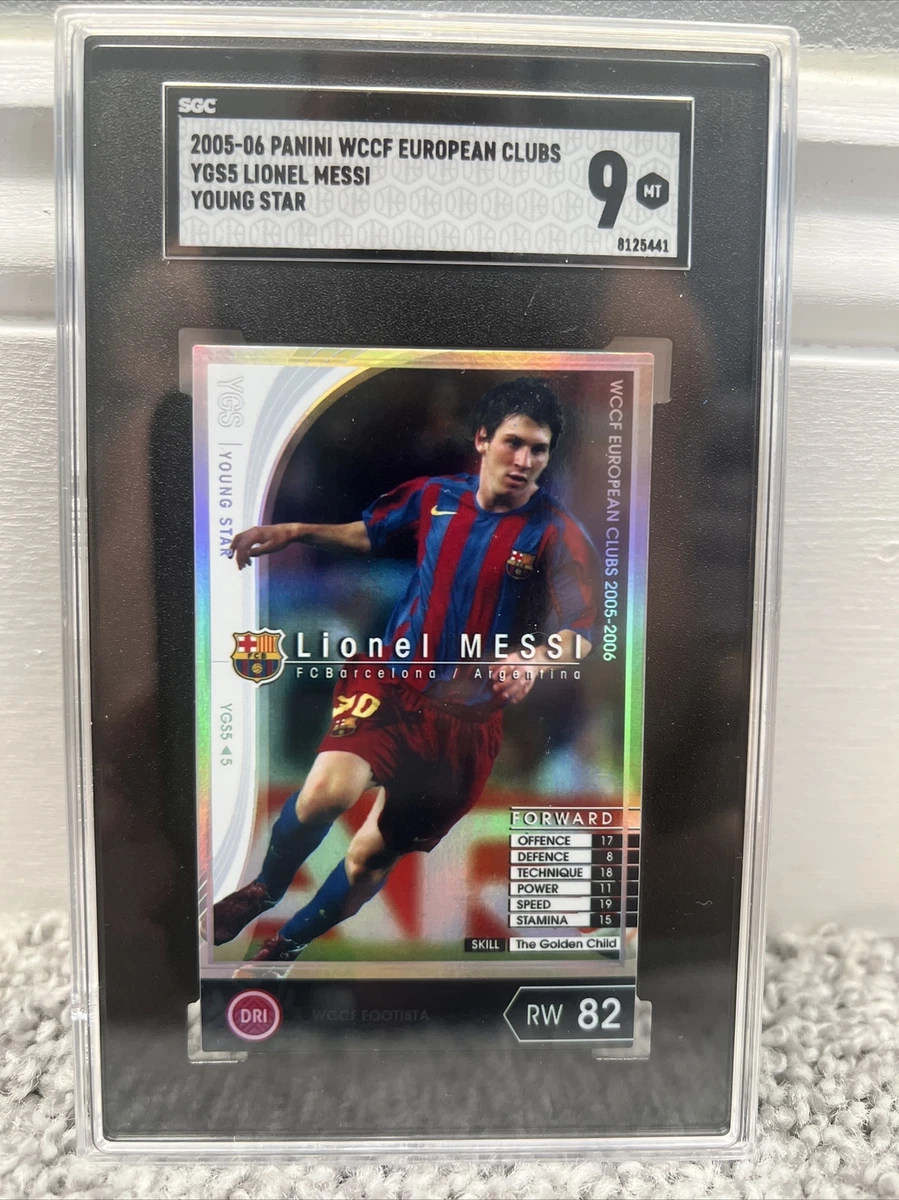 2005-06 Panini WCCF European Clubs - Lionel Messi #YGS 5/5 for