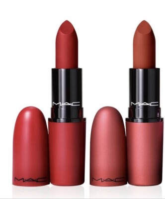 2PC MAC lipsticks(Ruby Woo & Devoted To Chili)