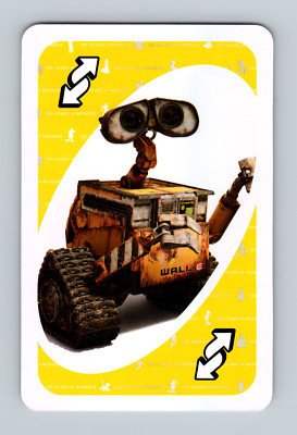 Disney 100th Anniversary UNO - WALL-E - Yellow - Card - Collectible