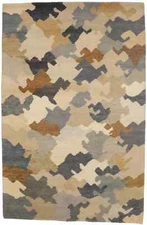 Indo-Gabbeh Modern Multicolor Abstract Rug Oriental Kids Room Carpet 6'4X9'8 ft