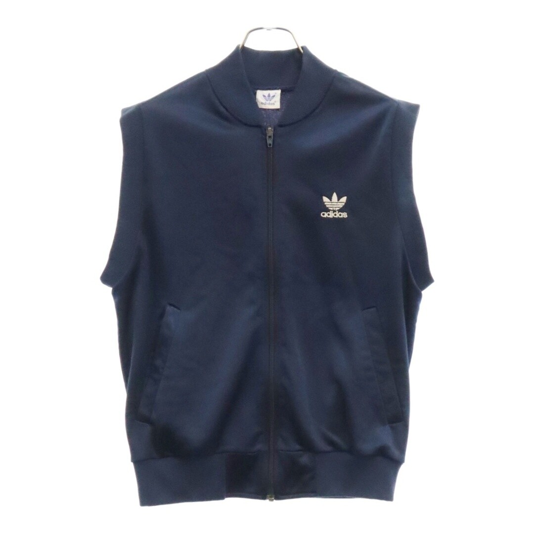 Adidas 80s Vintage Trefoil Polyester Track Vest Navy Size M | eBay