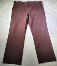 Banana Republic Pants Mens 43x31.5 Burnt Umber Traveler Chino Slim Fit NWT