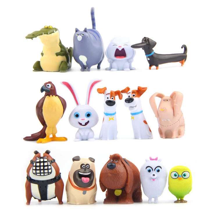 14Pcs The Secret Life of Pets Blind Bag Animal Figure Doll Toy