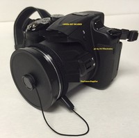 Slip-on Front Lens Cap Directly To Camera Fuji S2950hd S2960hd Finepix+holder2 Slip-on Front Lens Cap Directly To Camera Fuji S2950hd S2960hd Finepix+holder2
