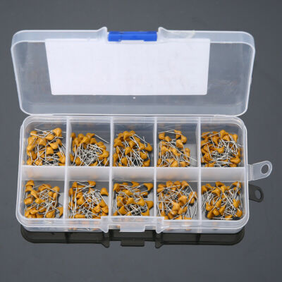 10 Values 50V 10pF~100nF Ceramic Disc Capacitors Assortment Kit with Box  300pcs
