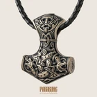 MJOLNIR NECKLACE THOR'S HAMMER PENDANT VIKING JEWELRY MEN WOMEN NORSE JEWELLERY