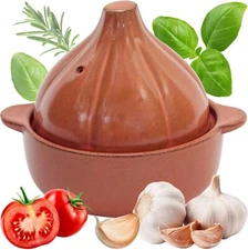 45-Second Ceramic Microwave Egg Maker Fast Omelet Garlic Roaster Cooker Baker