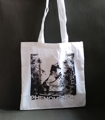 NEW PHENOMENON Photo White Shopper Shoulder TOTE Handbag Bag from 