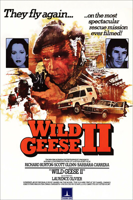 THE WILD GEESE II 2 1985 OFFICIAL ORIGINAL CINEMA MOVIE PRINT 